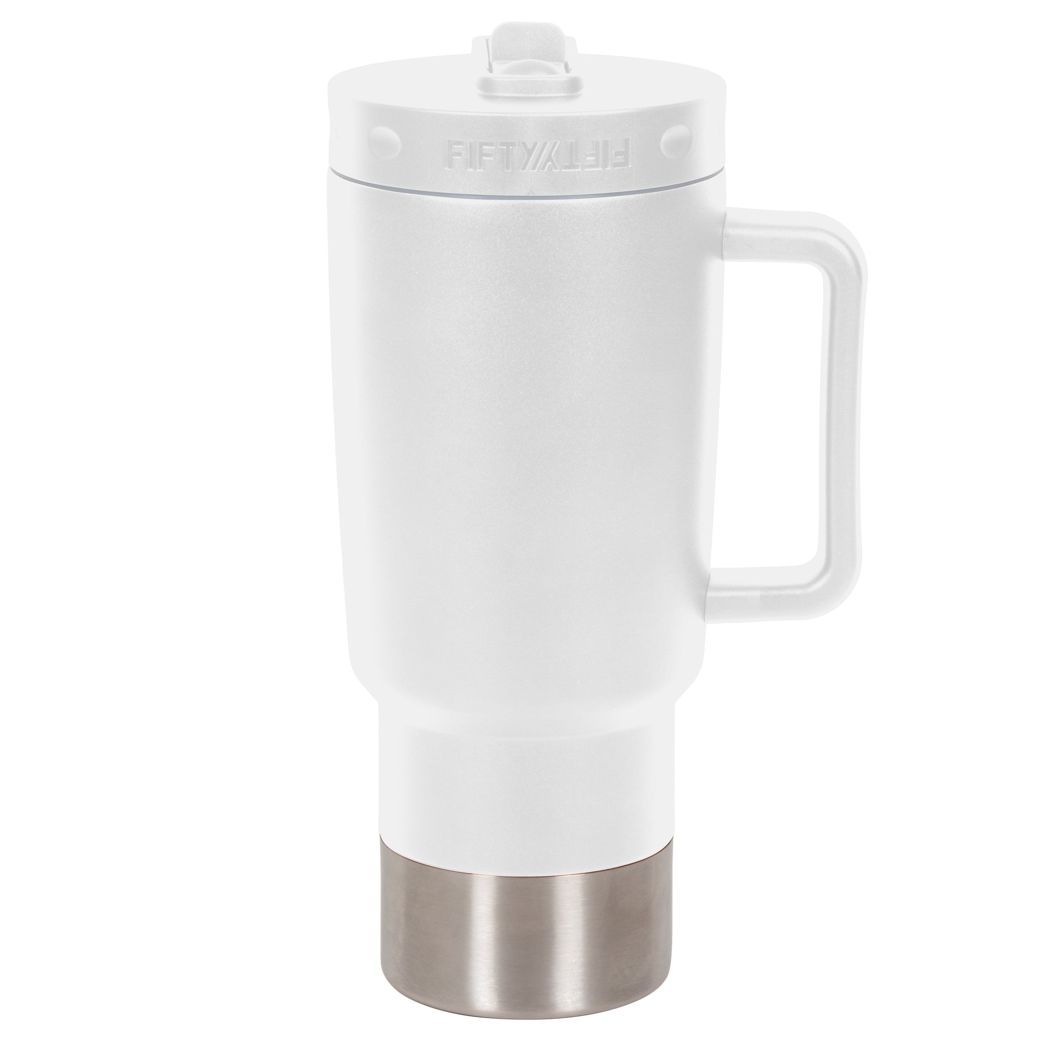 Desktop Stainless Steel Coffee Mug With Easy Grip Handle