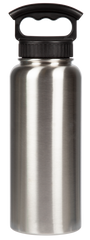 34oz Stainless Steel Bottle w/3 Finger Lid