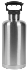 64oz/1.9L Tank Growler with 3-Finger Lid - Stainless