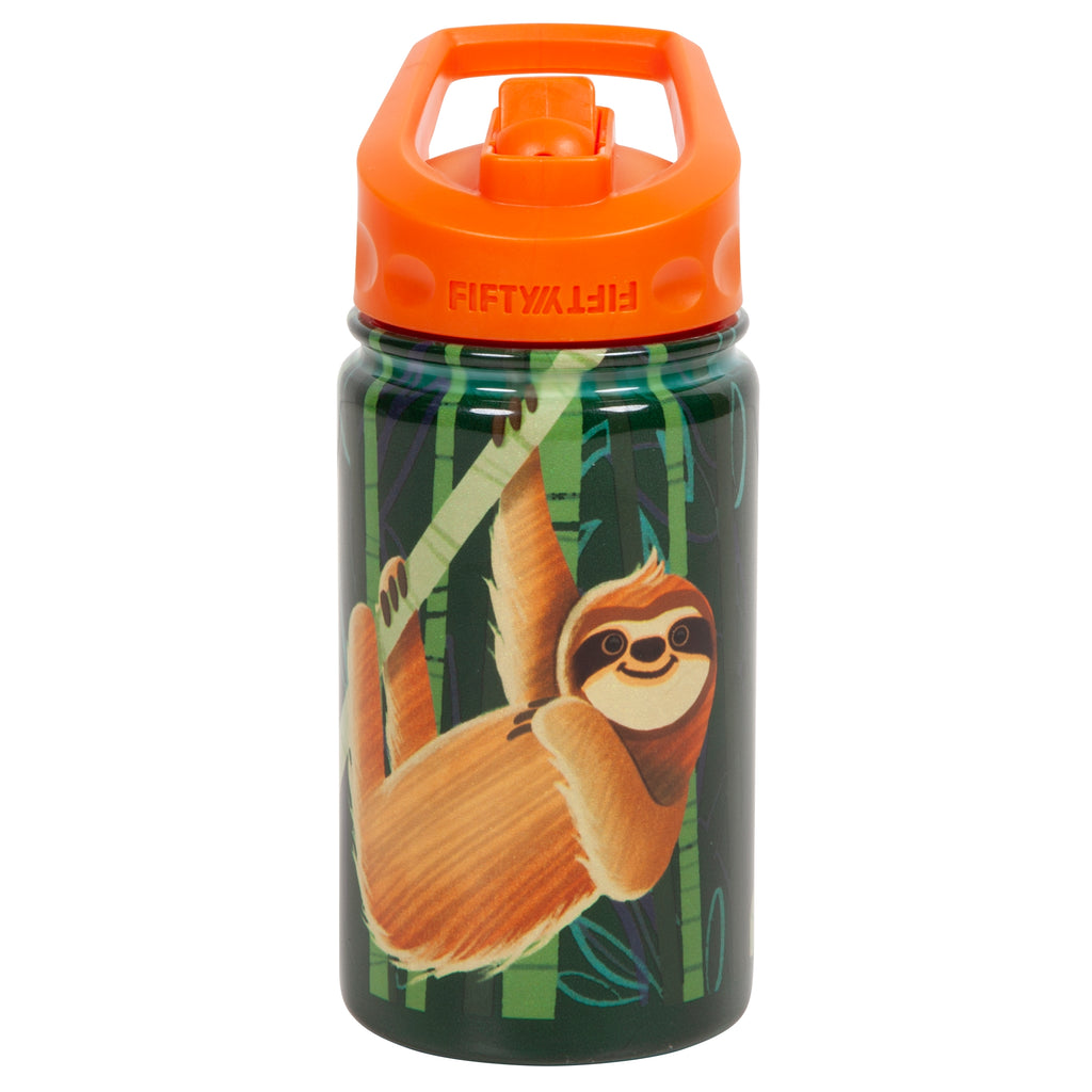 Thsue Kids Water Bottle with Straw Lid and Handle, Food Grade