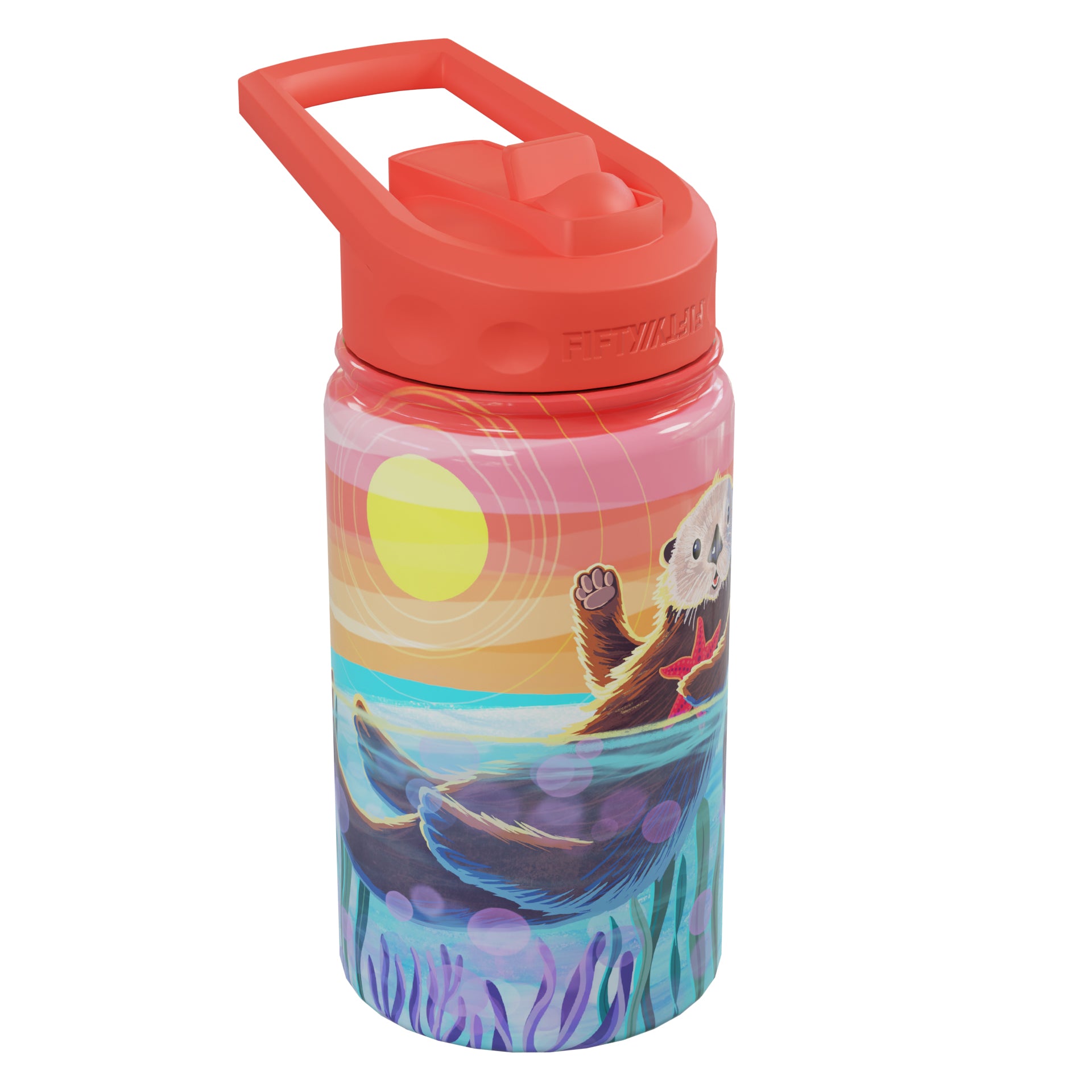 12oz - Kids Color Water Bottle - Dino's