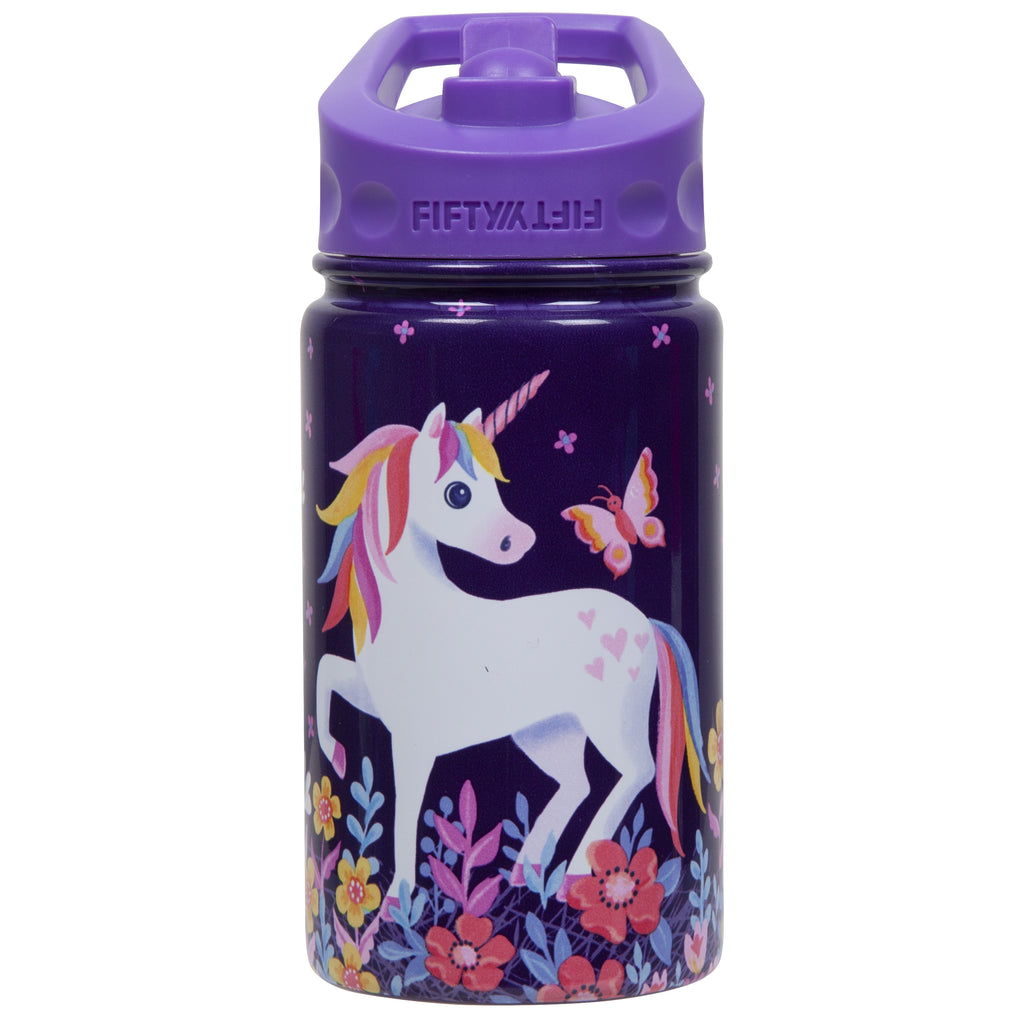 12oz Kids Bottle with Straw Cap - Dino - FIFTY/FIFTY®– FIFTY/FIFTY