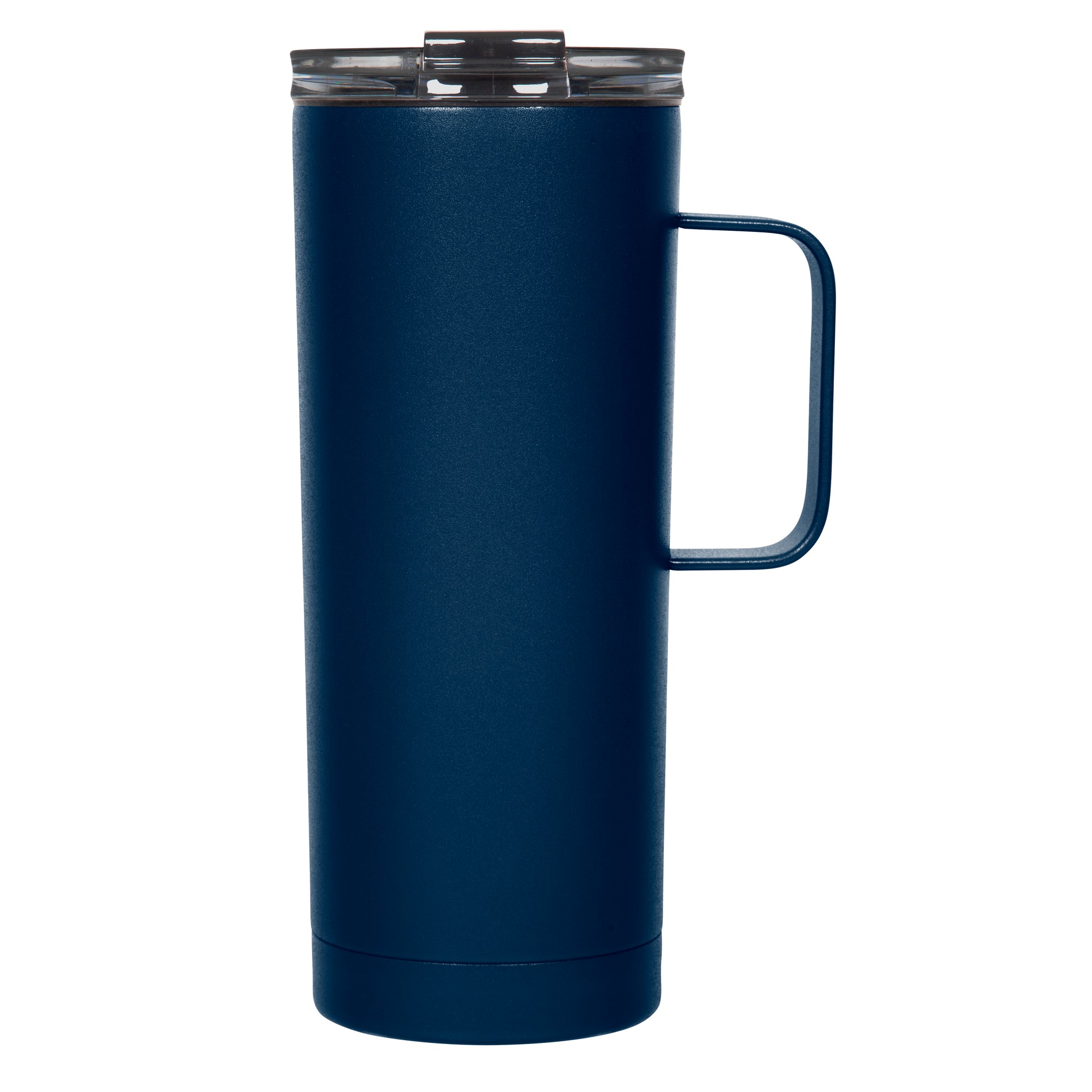 RTIC 20oz Travel Mug, Slate Blue, Matte, Stainless Steel & Vacuum Insulated, Flip-Top Lid
