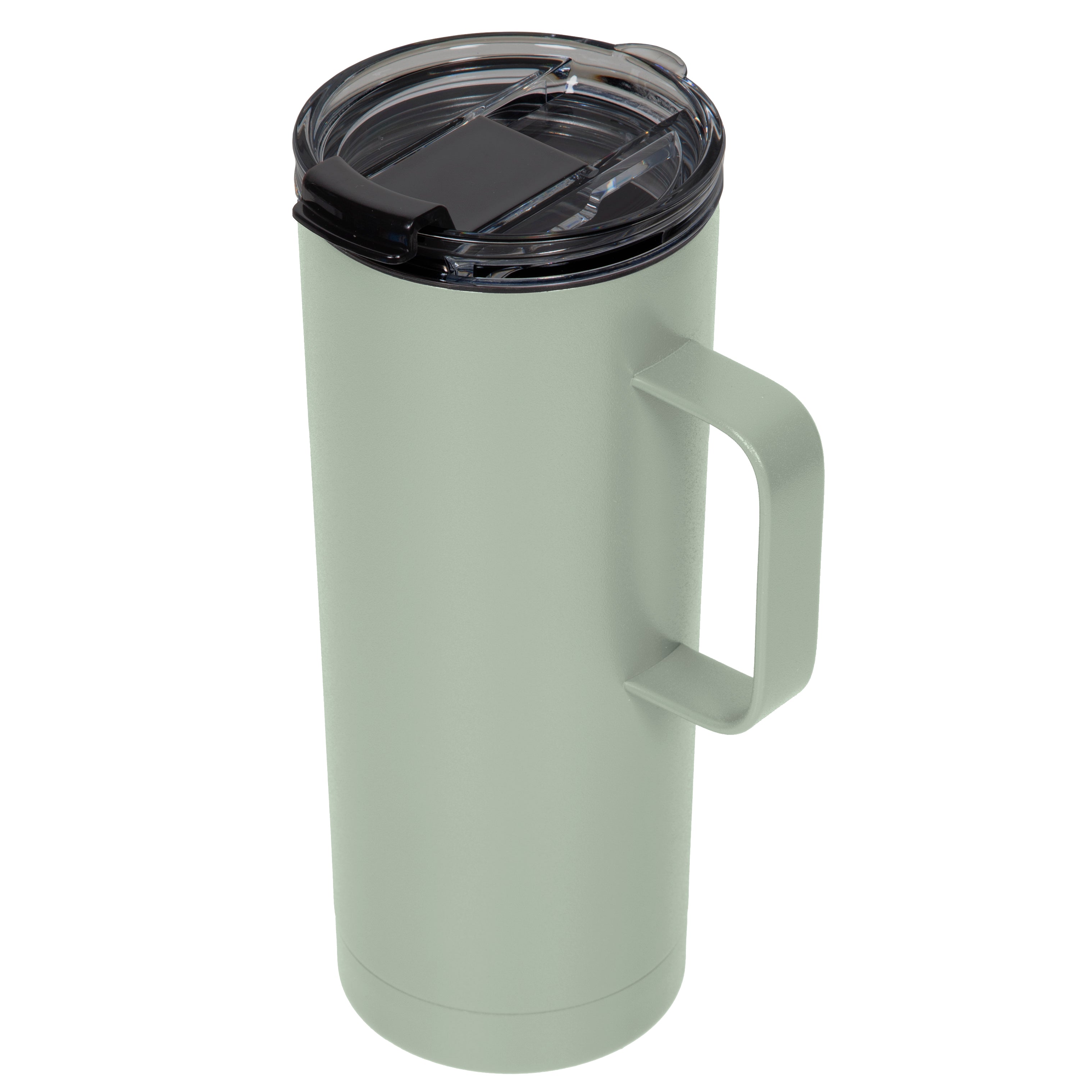 Stainless Steel Coffee Mug with Handle and Lid Insulated Travel