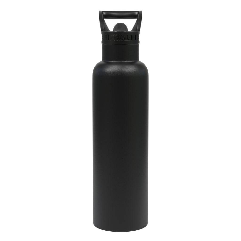 850ml Water Bottle Large Capacity Lock Design with Straw Measure