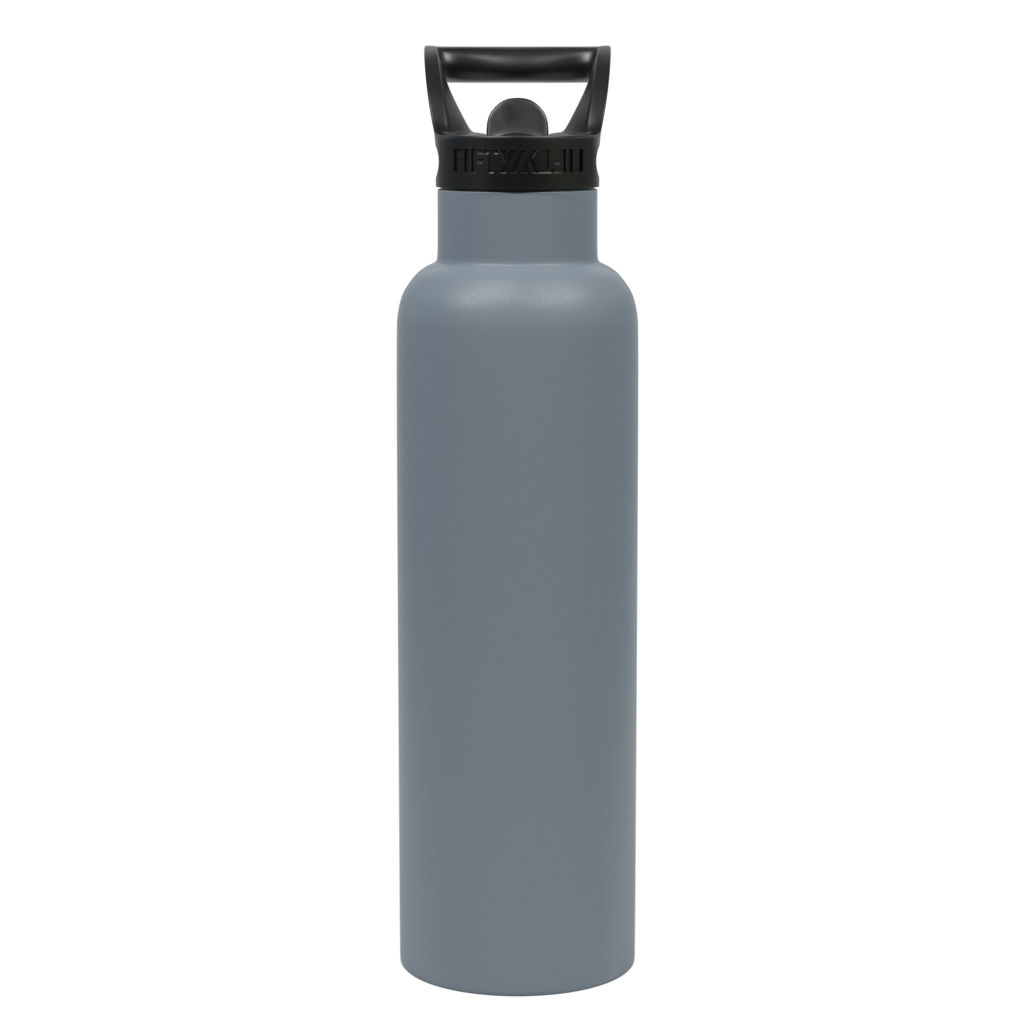 Liberty 12 oz. Charcoal Insulated Stainless Steel Water Bottle with D-Ring Lid, Grey