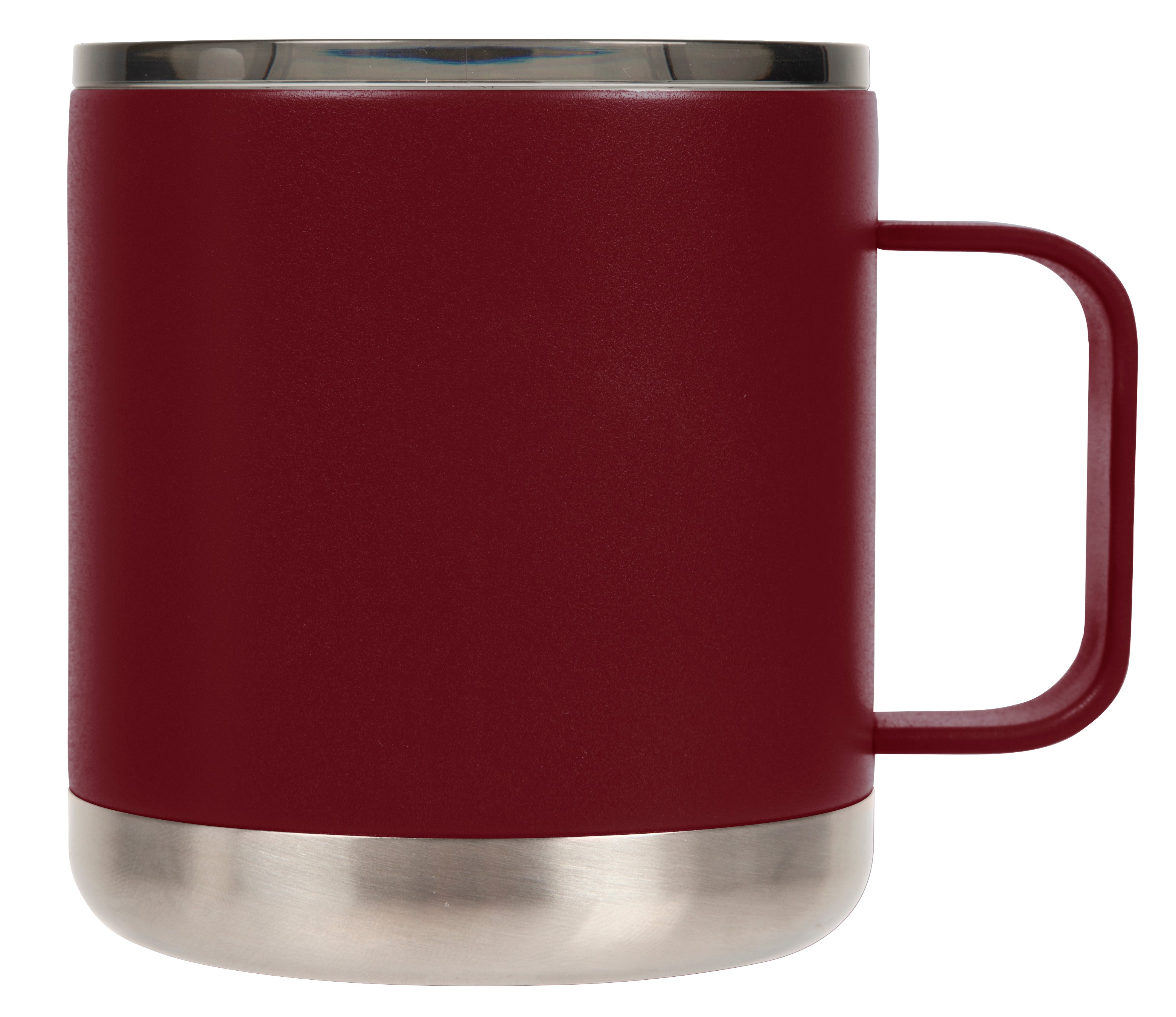 24oz Coffee Travel Mug With Sliding Lid - Powder Coated Wine Red –  SunwillBiz